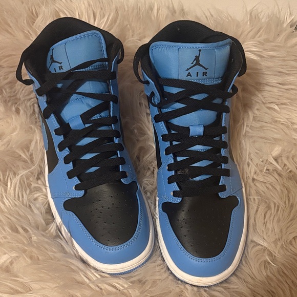 Nike Other - Air Jordan Blue and Black High-Top Sneakers